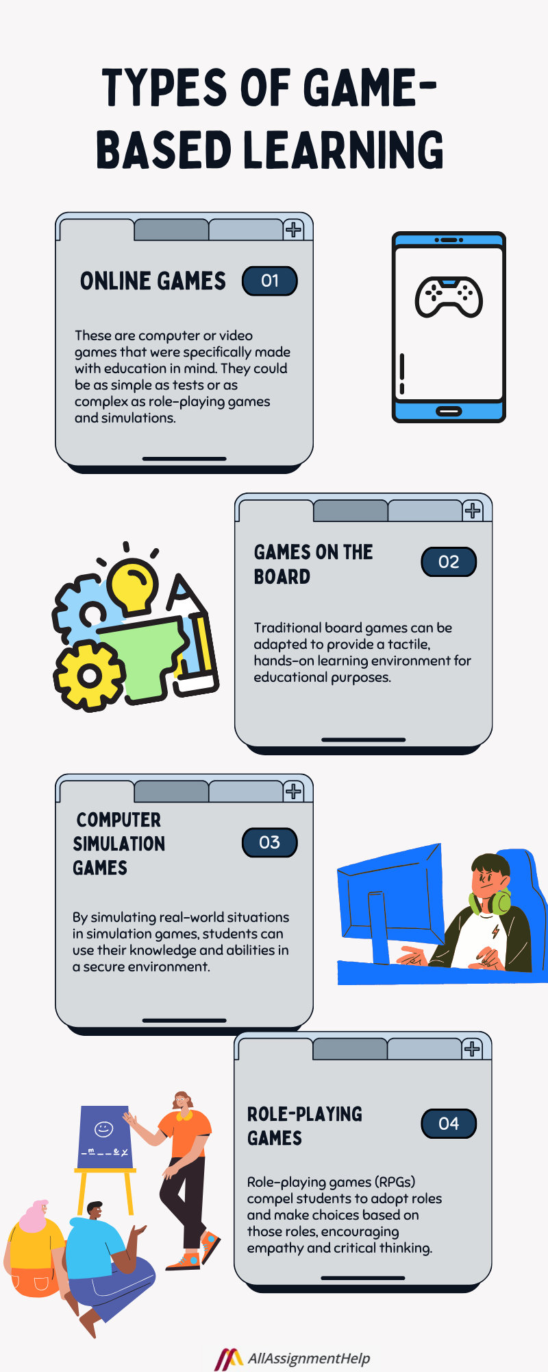 types of game-based learning