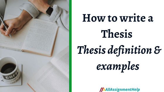 write a Thesis