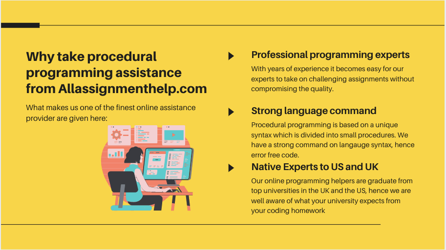 why procedural programming help from Allassignmenthelp.com