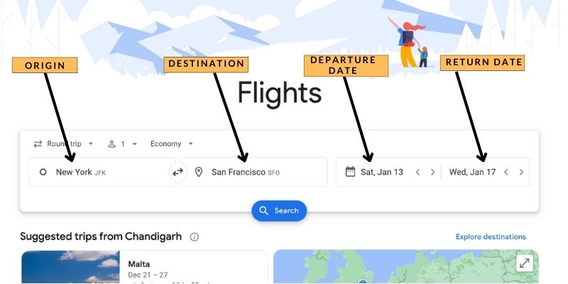 GOOGLE FLIGHTS IMG1