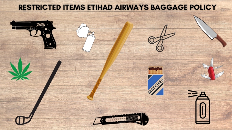 Restricted Items As Per Etihad Airways Baggage Policy